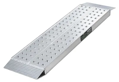 Produktbild von TRUTZHOLM 1x Auffahrrampe Alu 150 cm Traglast 270 kg gelochte Oberfläche Verladerampe Motorrad