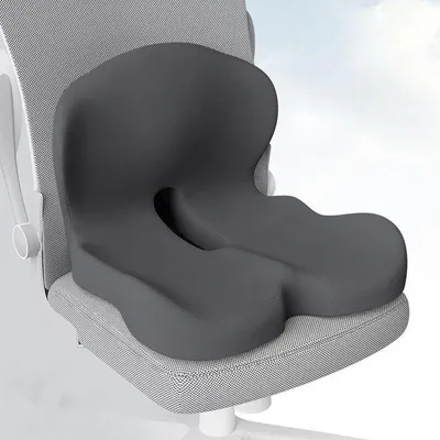 Obrázek produktu pro Ergonomická ortopedická sedací podložka s opěradlem, vhodná do kanceláře i do auta