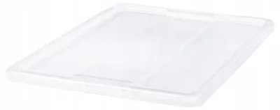 Image de IKEA SAMLA Couvercle Boîte Plastique Transparent 45/65 L