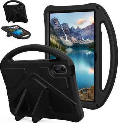 Immagine prodotto di Custodia protettiva in EVA per Xiaomi Redmi Pad 2 da 11 pollici 2025 con maniglia e supporto, nera