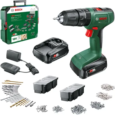 Obrázok produktu pre Bosch 06039D810D Akku-Schlagbohrschrauber 18 V 1.5 Ah Li-Ion inkl. 2. Akku inkl