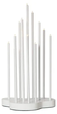 Produktbild von Star Trading 644-81, Leichte Dekorationsfigur, Weiß, IP20, Weiß, 12 Glühbirne(n), E5