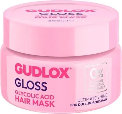 Produktbild von GUDLOX Gloss Glykolsäure-Glanz-Haarmaske 300 ml