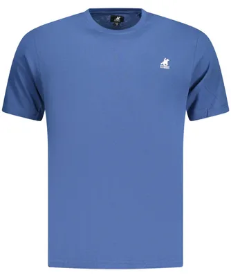 Produktbild von Blaues Herren Kurzarm T-Shirt mit Rundhals und Druckmotiv