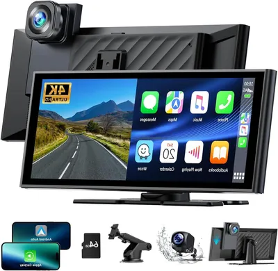 Produktbild von Kabelloses CarPlay-Autoradio – Android Auto-Headunit – Multimediasystem – Unterhaltungssystem für das Auto