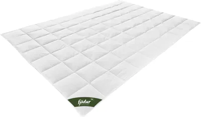 Produktbild von fjödur „Frida“ Sommerdaunendecke 135x200 cm – 90 % Daunen – 100 % Baumwolle – leicht & atmungsaktiv