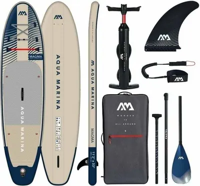 Produktbild von Aqua Marina Magma Earth Wave Blue/Beige 11'2'' (340 cm) Paddle Board