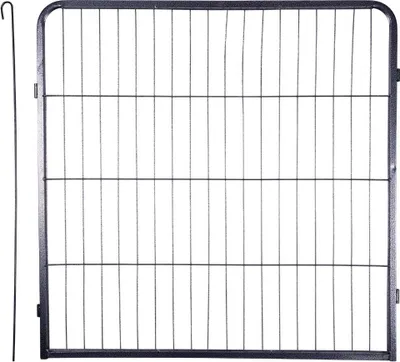 Zdjęcie produktu dla maxxpro kojec dla psa i kota wybieg dla szczeniąt 210 x 80 cm - Składany kojec dla psa na płasko - Kojec dla psa - Ogrodzenie dla psa można ustawić w różnych kształtach - Metal - Czarny