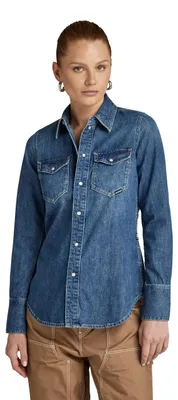 Produktbild von G-star Western Slim Fit Langarmhemd  S Frau  S