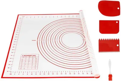 Produktbild von Silikonische Backmat mit Entfernungsschaber für vielseitiges Backen