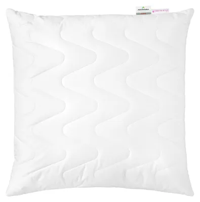 Kopfkissen 80x80 cm, gesteppt, weiß, waschbar bis 60°C