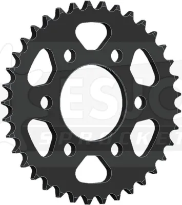 Produktbild von Esjot Kettenrad 428 41z Stahl schwarz
