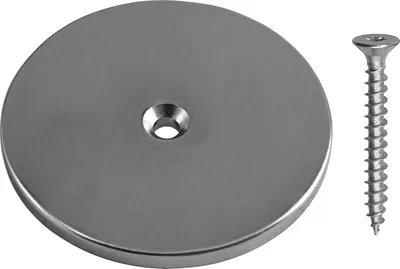 Produktbild von Neodymium Scheibenmagnet Ø 50 mm - Extra starker Magnet für Haushalt und Werkstatt - 14 kg Haftkraft