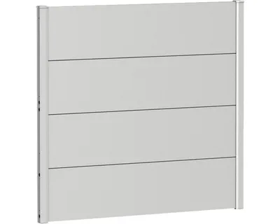 Obrázok produktu pre Kovový plot Biohort 100 x 90 cm hliník strieborný metalický