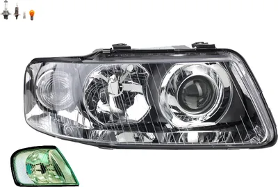 Produktbild von Scheinwerfer passend für Audi A3 8L 09/00- 05/03 Rechts Leuchtmittel Blinker 8L0941004K 8L0941004AF 8L0953050 8L095350 Johns