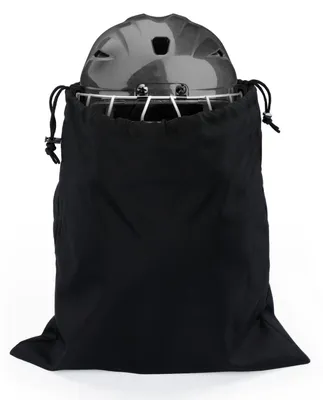 Immagine prodotto di Borsa per casco, dimensioni 38 x 40 cm, impermeabile, con coulisse, adatta per caschi da motocicletta, bicicletta e sci, colore nero