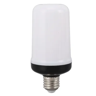 Image de Lampes-flammes LED à 4 modes, lumière vacillante, douille E26, lampe à feu pour Halloween, fêtes de Noël, véranda, 85-265 V