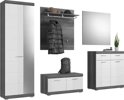 Produktbild von Garderobe Flurgarderobe Garderobenmöbel Standgarderobe Dielenmöbel "Sandusky I"
