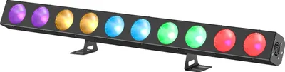 Obrázek produktu pro Jevištní reflektor, RGBW LED, dynamické možnosti ovládání, teplé světlo, zástrčka EU