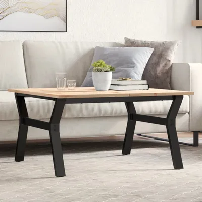Zdjęcie produktu dla Maison Exclusive - Stolik kawowy z nogami w kształcie litery Y, 90x90x45 cm