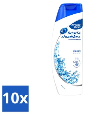 Immagine prodotto di 10 flaconi di shampoo Head & Shoulders Classic Clean - 250 ml - Confezione - 10 pezzi