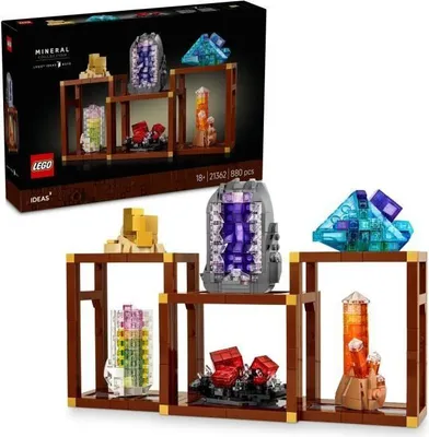 Produktbild von LEGO Ideas 21362 Mineraliensammlung , Bauset für Erwachsene , Dekoration für Naturliebhaber