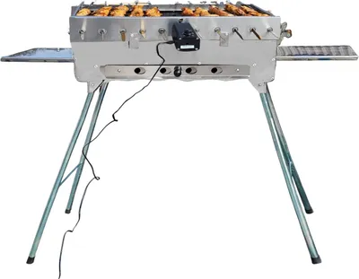 Produktbild von Mangal Astana mit Drehspießregler 11 Spieße 230V Alumotor