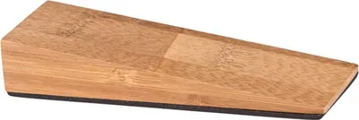 Immagine prodotto di Fermaporta, antiscivolo, triangolare, faggio, antirumore, cuneo in legno per la casa, colore scuro