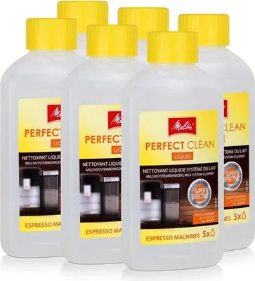 Produktbild von 6x Melitta 202034 Perfect Clean Espresso Machines Milchsystem Reiniger 250ml