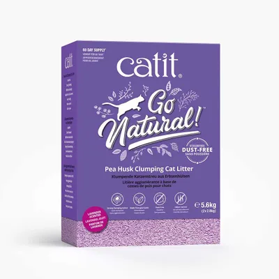 Obrázok produktu pre Catit Go Natural Levanduľa vonná podstielka pre mačky Purple Purple Jedna veľkosť