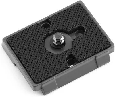 Imagen del producto de Placa de liberación rápida para trípode 055Xprob, con orificio de tornillo de 1/4 de pulgada, compatible con cámaras