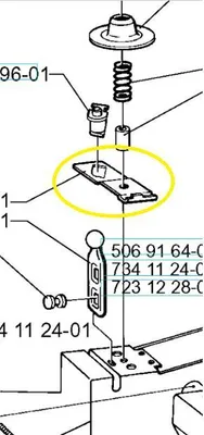 Image de Support conducteur FR13 Husqvarna 506909501