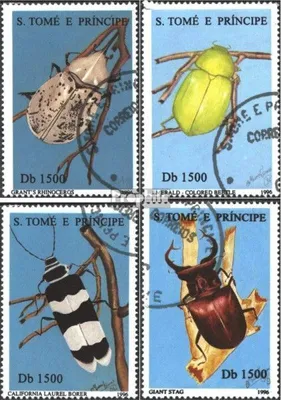 Produktbild von Briefmarken Sao Tome e Principe 1996 Mi 1707-1710 (kompl.Ausg.) gestempelt Insekten