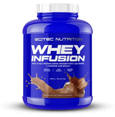 Produktbild von Scitec Nutrition Whey Infusion 2000g Schokolade Eiscreme