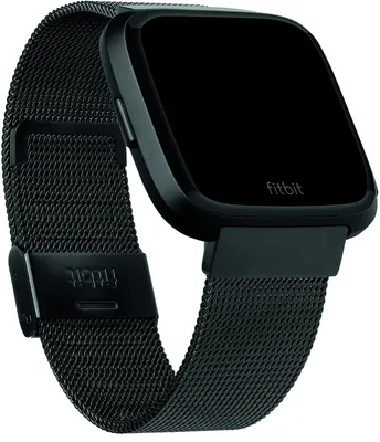 Immagine prodotto di Fitbit FB-166MMBK, Modello Kapela, Smartwatch, Nero, Fitbit, Fitbit Versa, Acciaio inossidabile