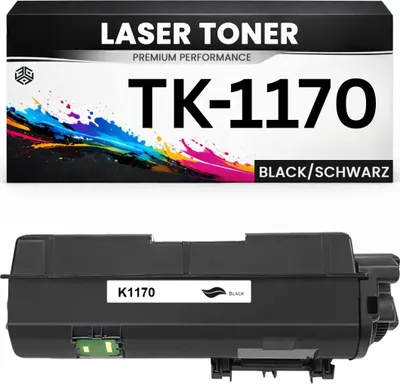 Produktbild von XL Toner TK-1170 für Kyocera Schwarz TK1170 hochwertige Alternative für Kyocera ECOSYS M2040dn, M2640idw, KYOCERA ECOSYS M2540dw