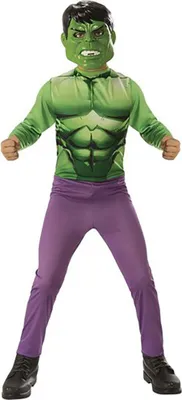 Produktbild von Rubies 640922-L, Maskenkostüm, Kind, Männlich, Film, Hulk, Grün, Violett