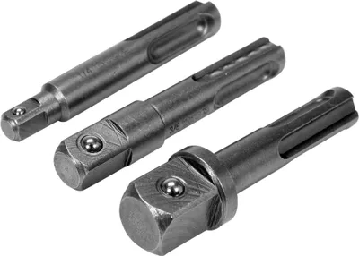 Zdjęcie produktu dla Zestaw adapterów SDS-plus do nasadek 1/4", 3/8", 1/2"