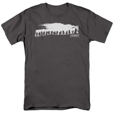 Produktbild von The Hobbit - T-Shirt für Herren/Damen Uni TV39018 (L) (Holzkohle), KI-generiertes Bild