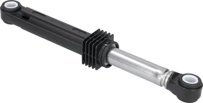 A washing machine shock absorber is shown against a white background.