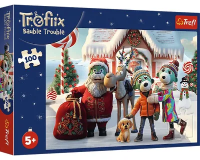 Produktbild von Trefl - Puzzle 100 Der Weihnachtsmann und das Rentier Trefliks