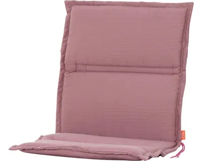 Image de Housse de fauteuil Siena Garden Centauri 46 x 96 cm coton polyester rose liens de maintien flexibles et liens à nouer
