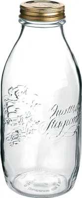 Produktbild von Quattro Stagioni Glasflasche 1 Liter