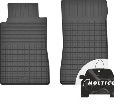Produktbild von Gummimatten mit Rand Auto Fußmatten Gummi Automatten Passgenau 2-teilig Set - passend für Mercedes SLK R172 2011-2019