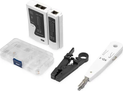 Produktbild von DIGITUS Netzwerk-Werkzeugset 12tlg