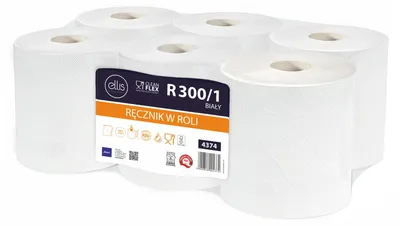 Productafbeelding van Lamix Ellis Professionele papieren handdoekjes, 1-laags, 6 rollen