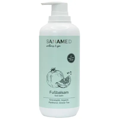 Produktbild von Fußbalsam Granatapfel 500ml, KI-generiertes Bild