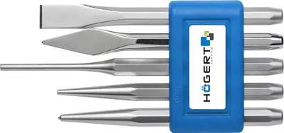 Produktbild von Hogert Technik Meißel + Durchtreiber-Satz HT3B713 Chrom-Vanadium-Stahl 370g