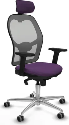 Immagine prodotto di Sedia da ufficio con poggiatesta Piqueras y Crespo 2D086G2 Viola