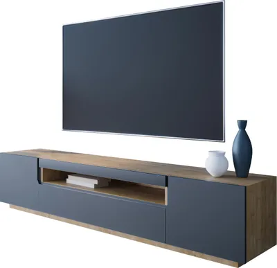 Produktbild von TV Lowboard DONE 200 eiche artisan / schwarz